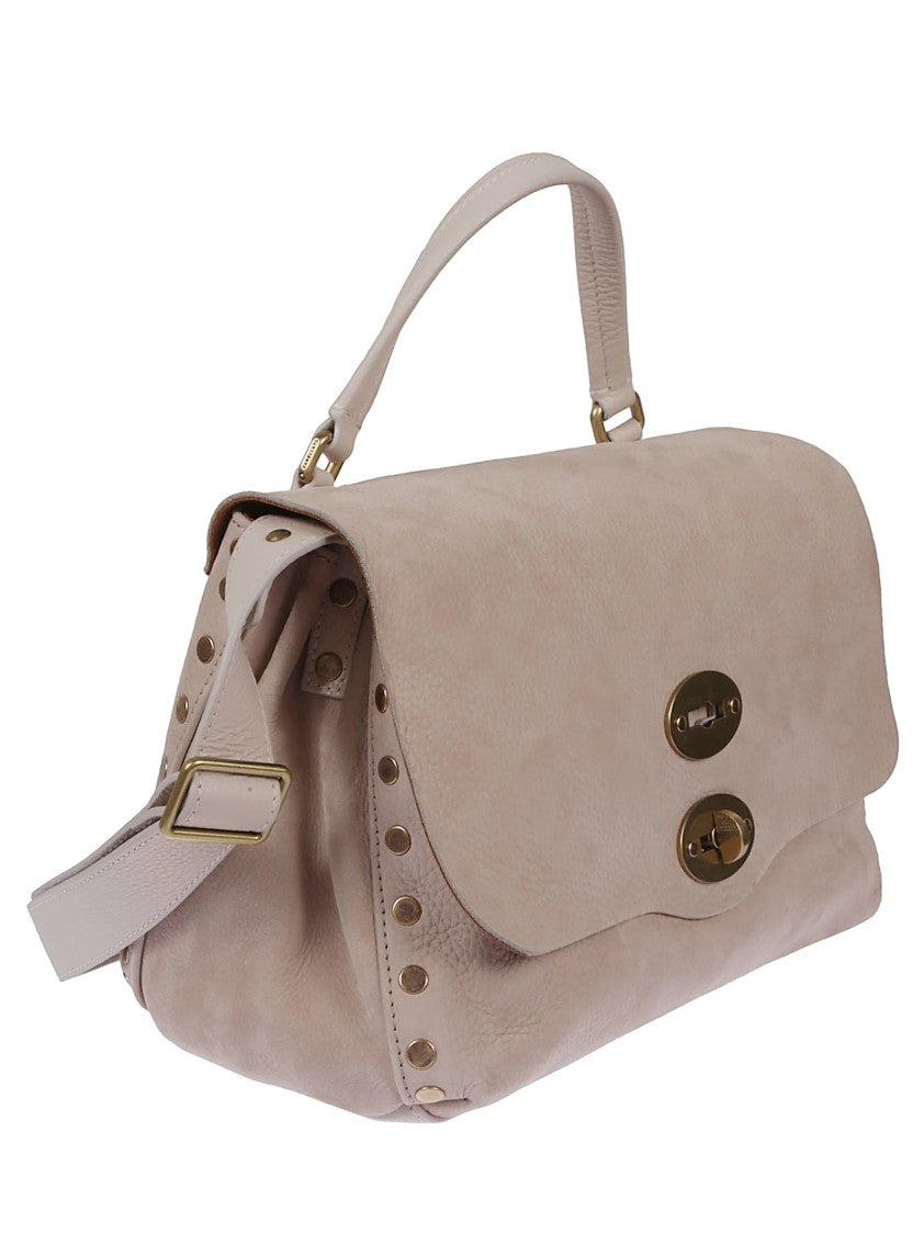 Zanellato Structured Leather Handbag With Flap Closure