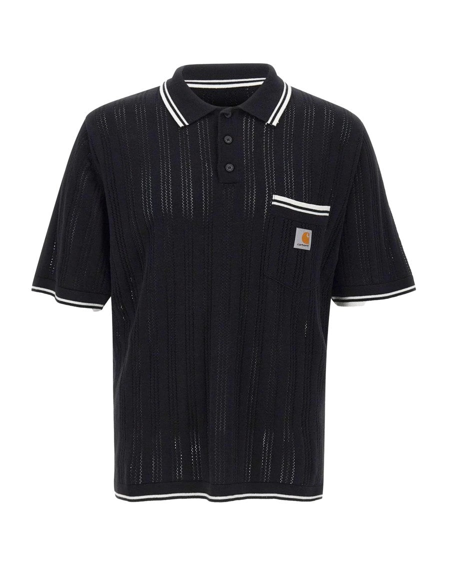Carhartt Wip Black Wax Ramsey Polo