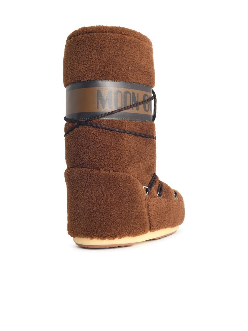 Moon Boot Brown Faux Fur Boot