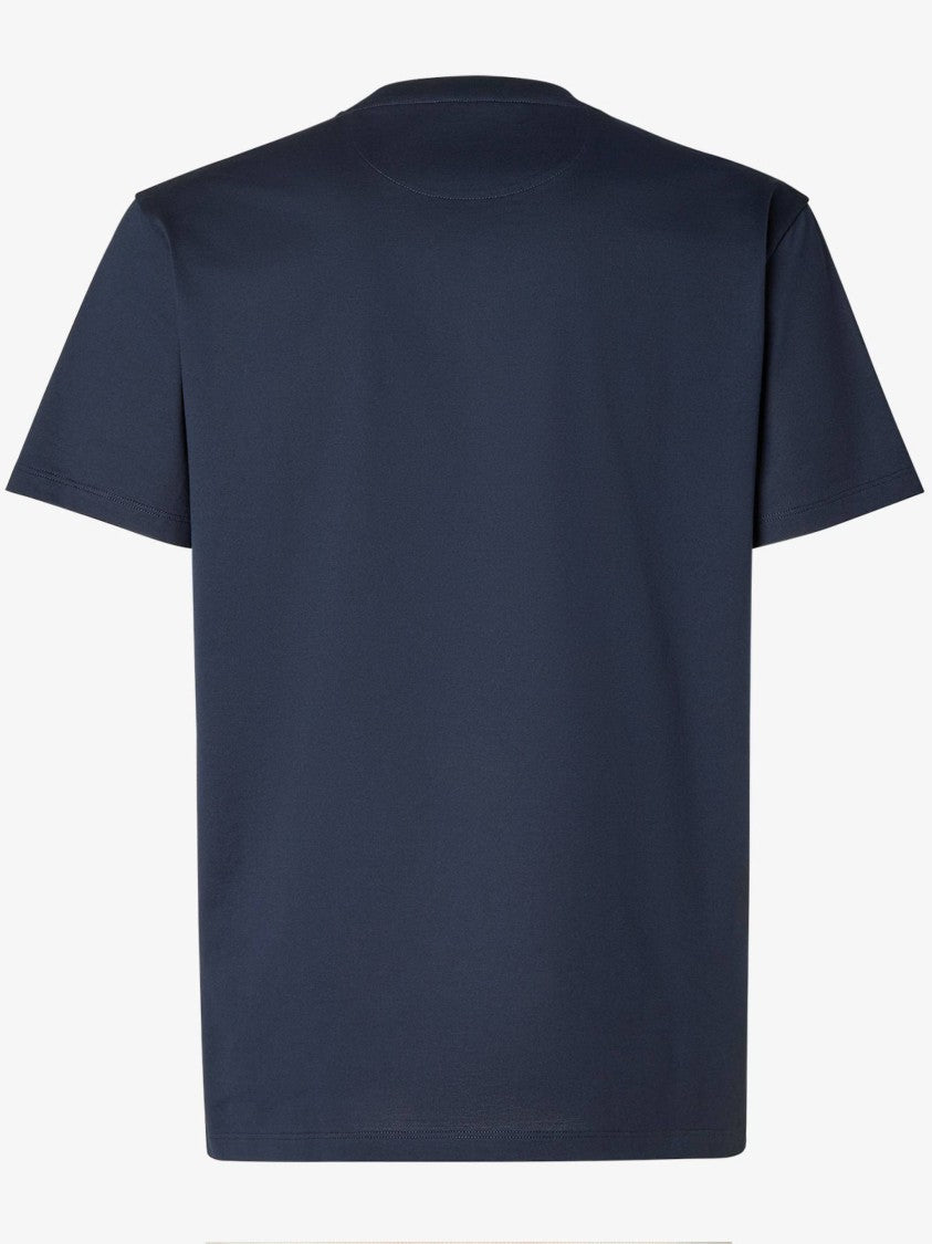 Fendi Crew Neck T-Shirt With Sequined Embellishments