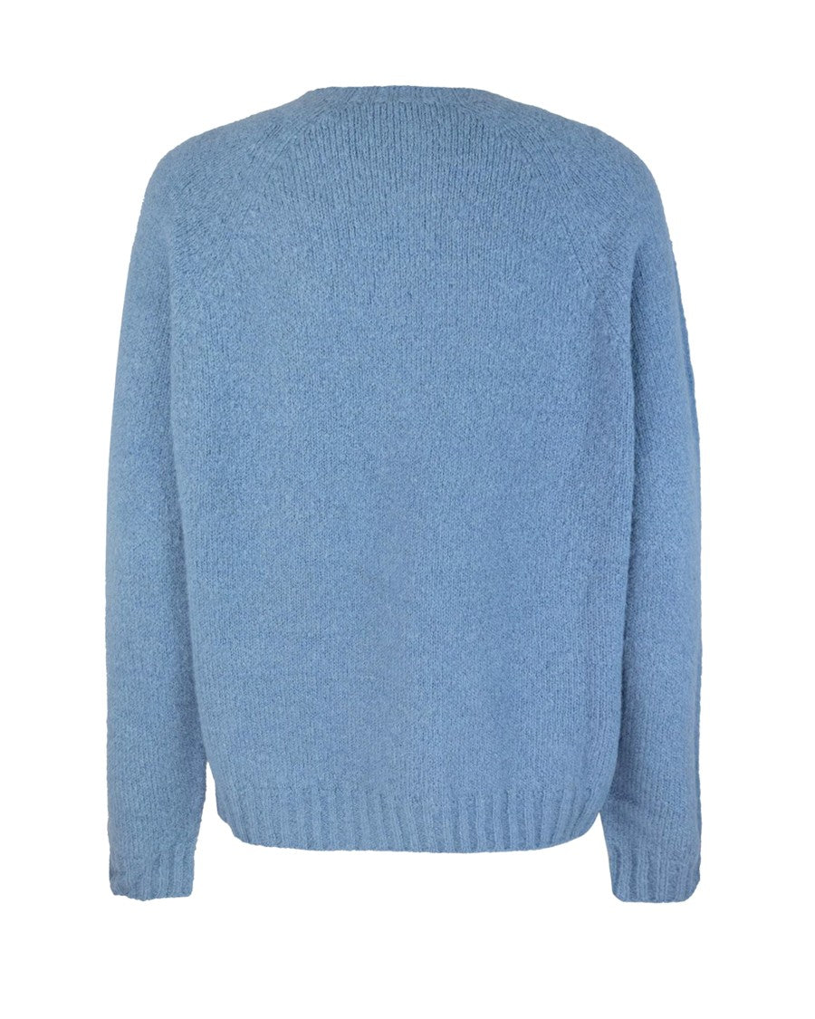 Max Mara Soft Knit Sweater With Crew Neckline And Raglan Sleeves
