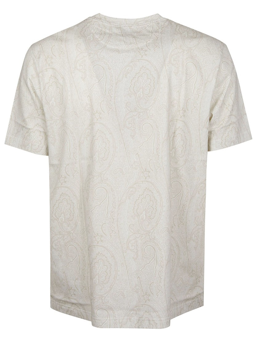 Etro Roma Cotton Paisley T-Shirt