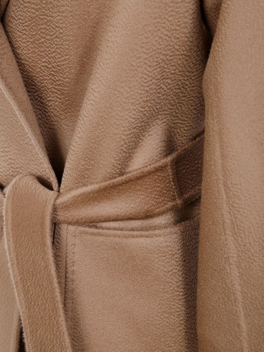 Max Mara Wrap Coat With Belted Waist