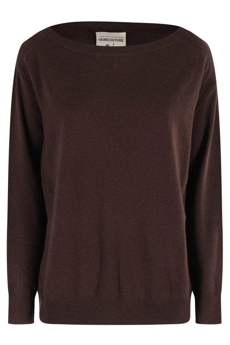 Semi Couture Jupiner Boat Neck Sweater