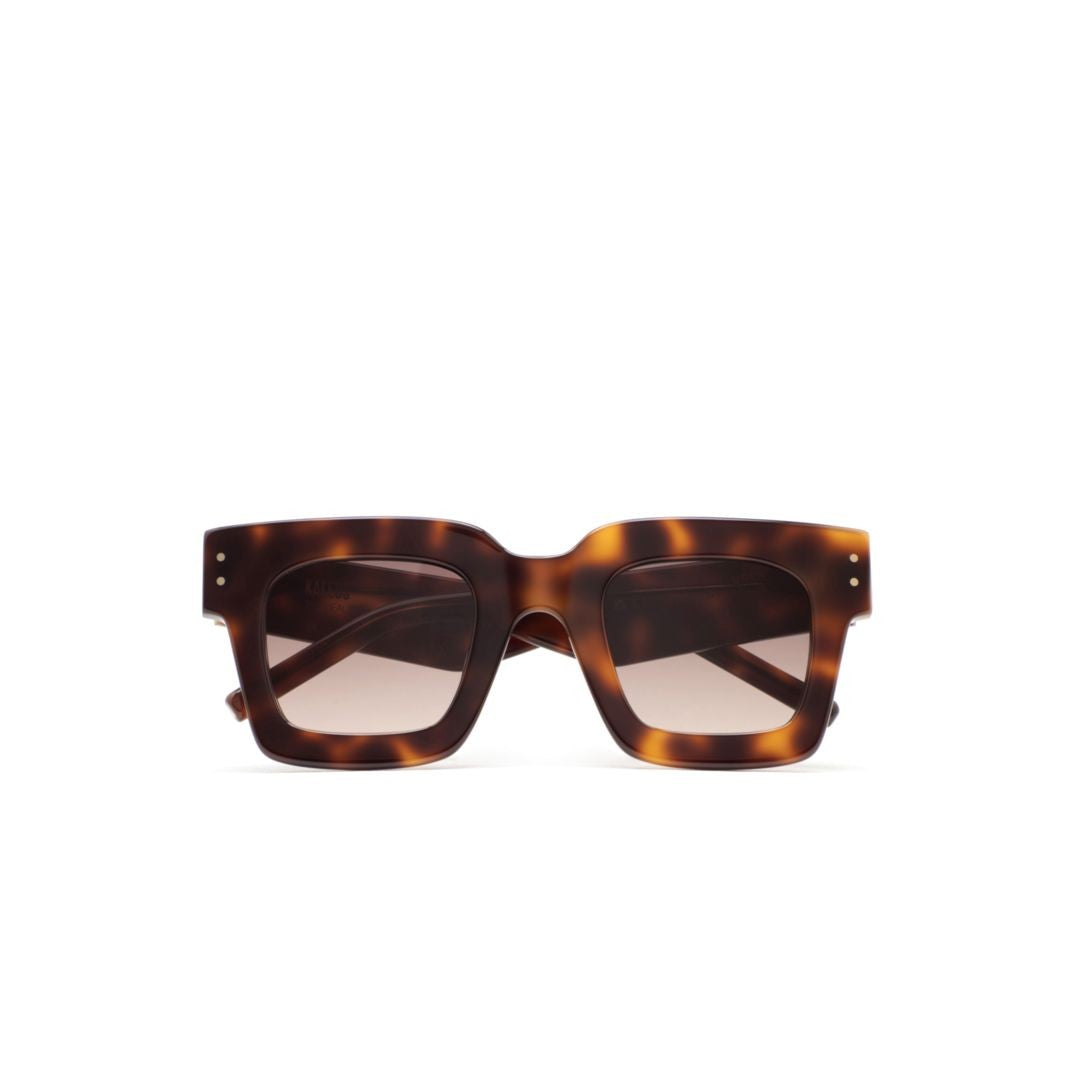 Kaleos Wren Oversized Tortoiseshell Square Sunglasses