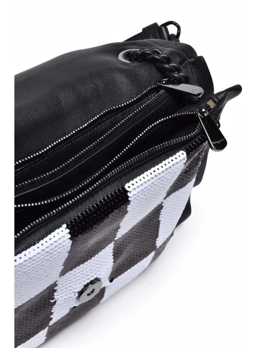 Salvatore Ferragamo Black Polyester Shoulder Bag