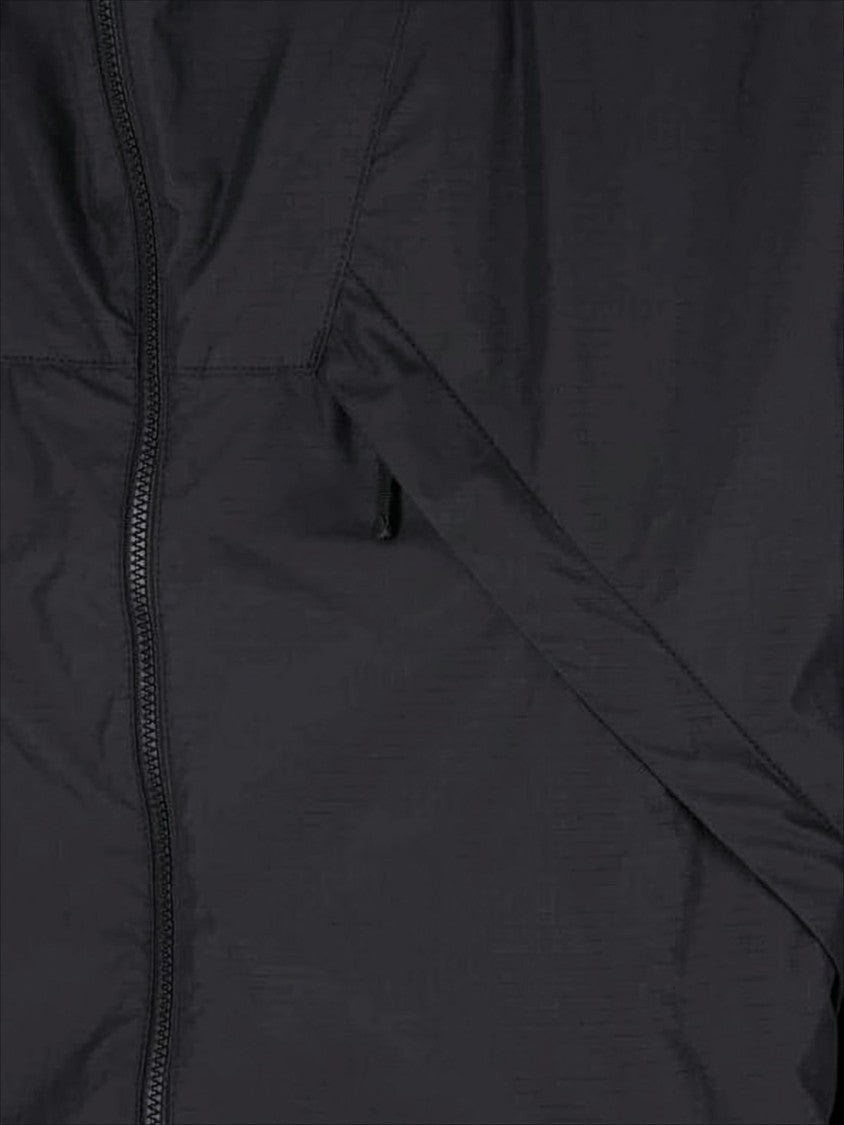 Goldwin Black Lightweight Jacket With Zipper Closure