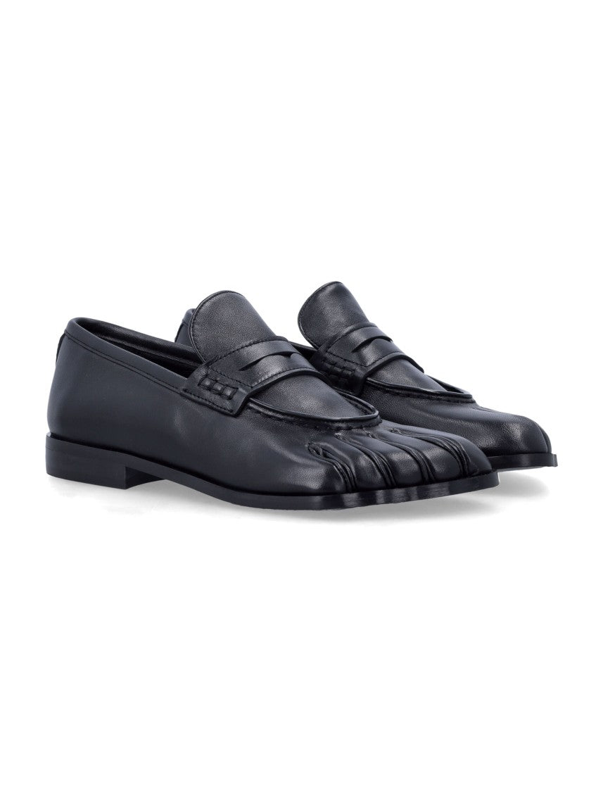 Coperni Black 5 Toe Leather Loafers