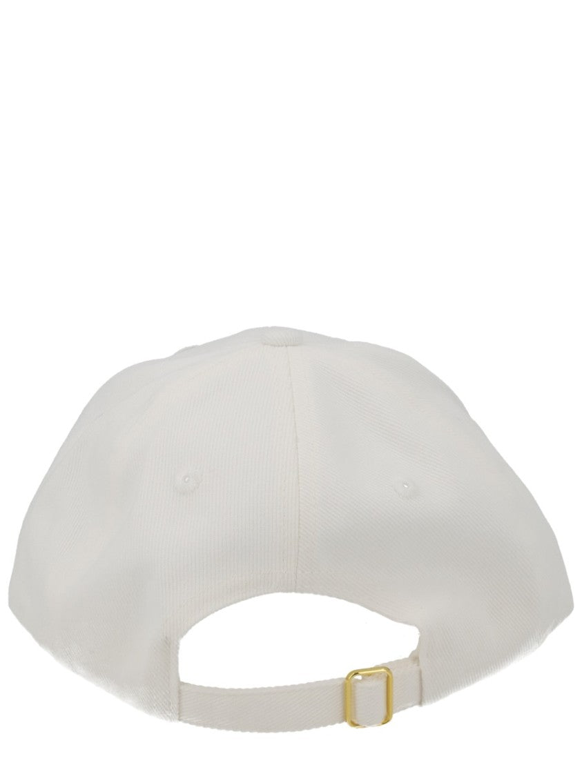Casablanca White Flaming Tennis Ball Cap