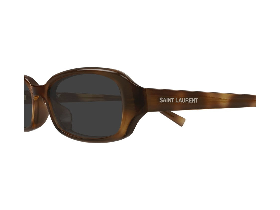 Saint Laurent Sl 872 Erin Rectangular Tortoiseshell Acetate Sunglasses