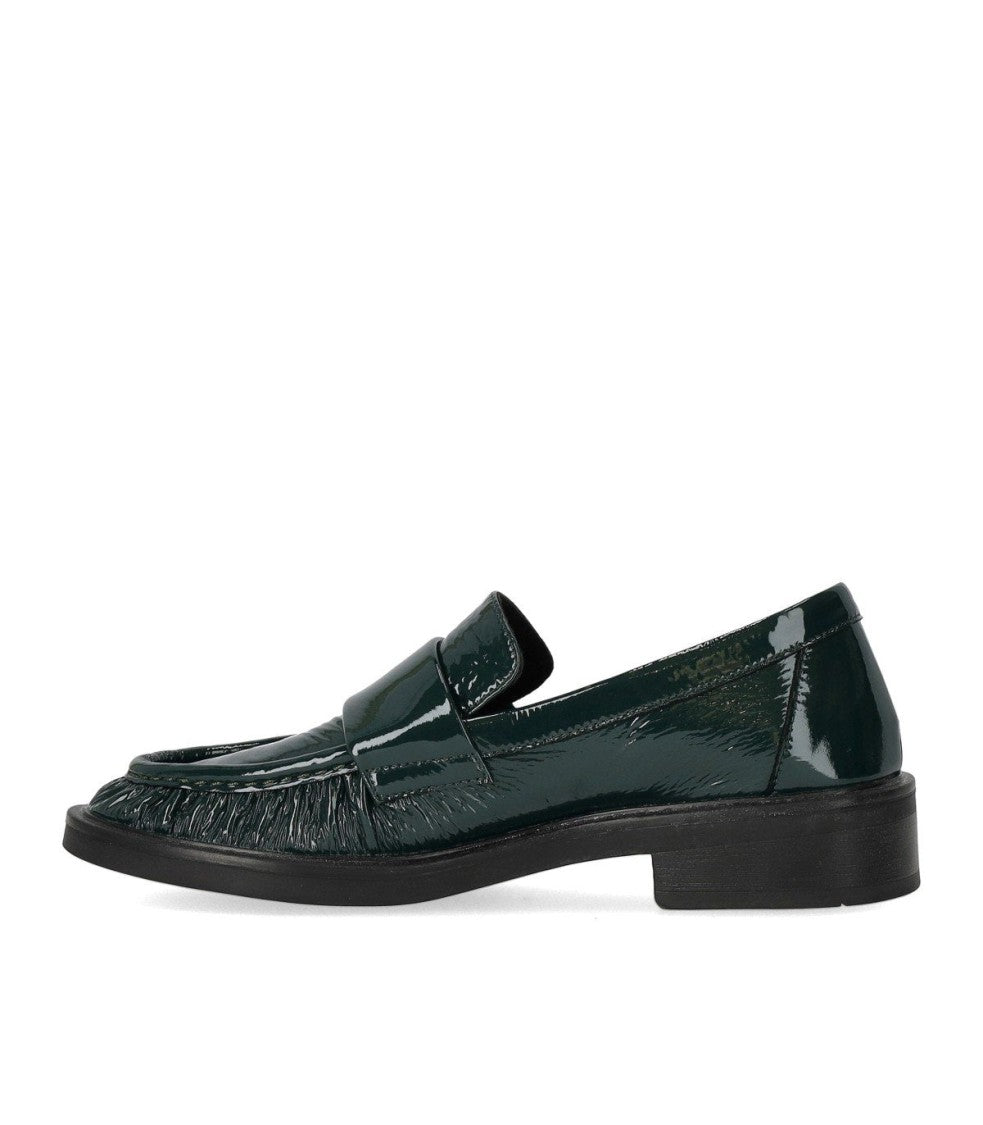 Strategia Green Patent Leather Loafer