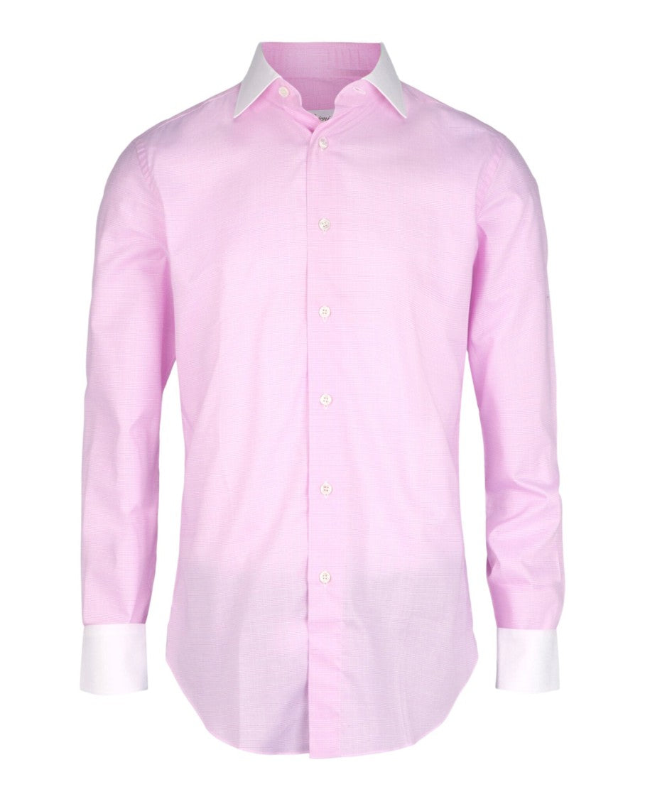 Brioni Slim-Fit Houndstooth Dress Shirt
