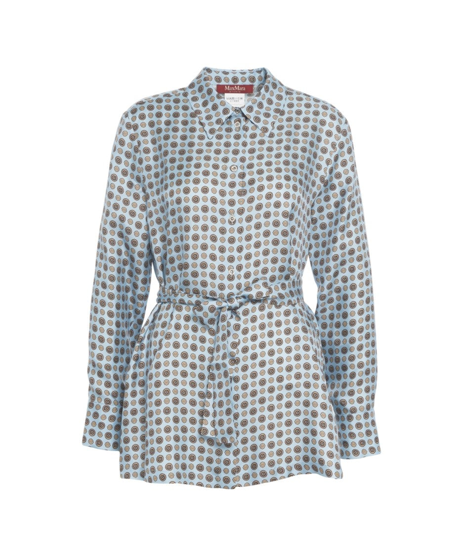 Max Mara Boccale' Belted Blouse