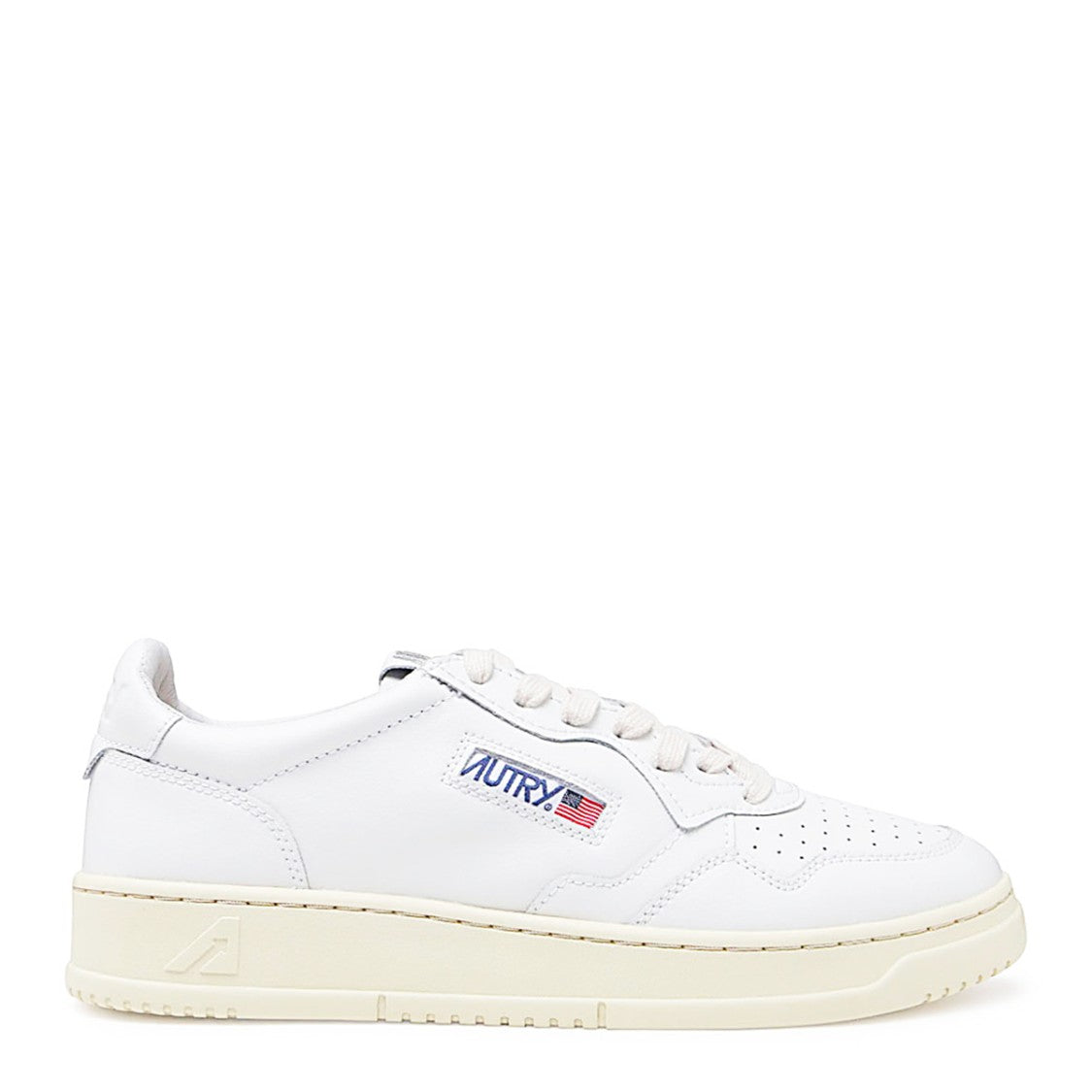 Autry White Leather Action Sneakers