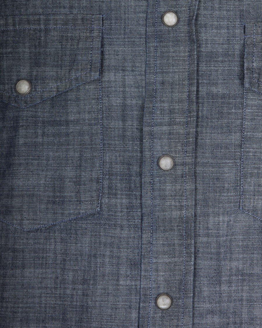 Eleventy Textured Cotton Shirt With Pearl-Like Buttons And Flap Pockets