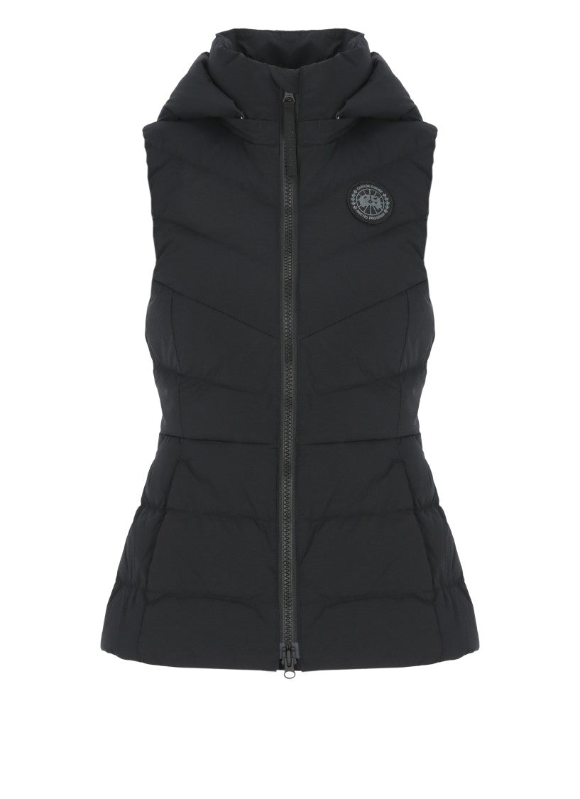 Canada Goose Fitted Short Padded Vest With Hood