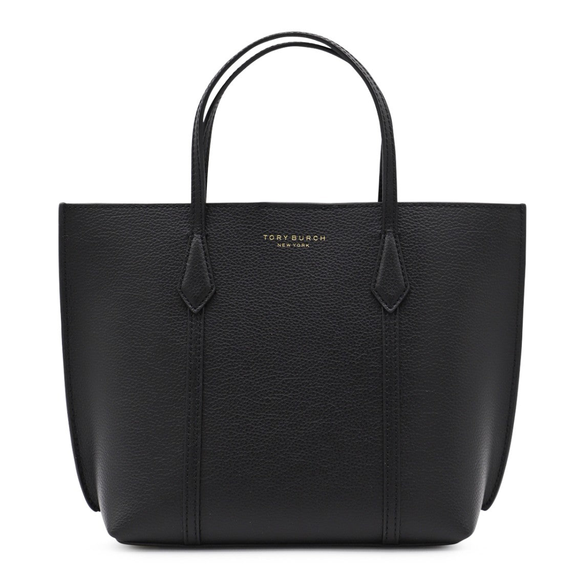 Tory Burch Black Leather Small Perry Tote