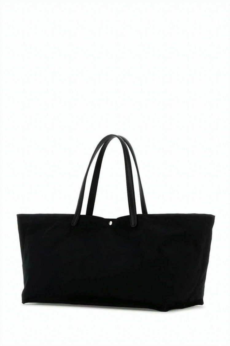 The Row Elongated Cotton Shoulder Bag With Minimalist Design