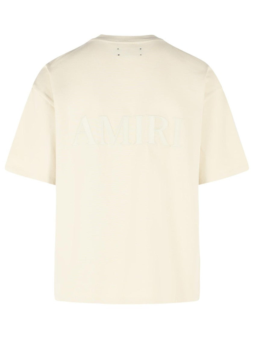 Amiri Beige Cotton T-Shirt