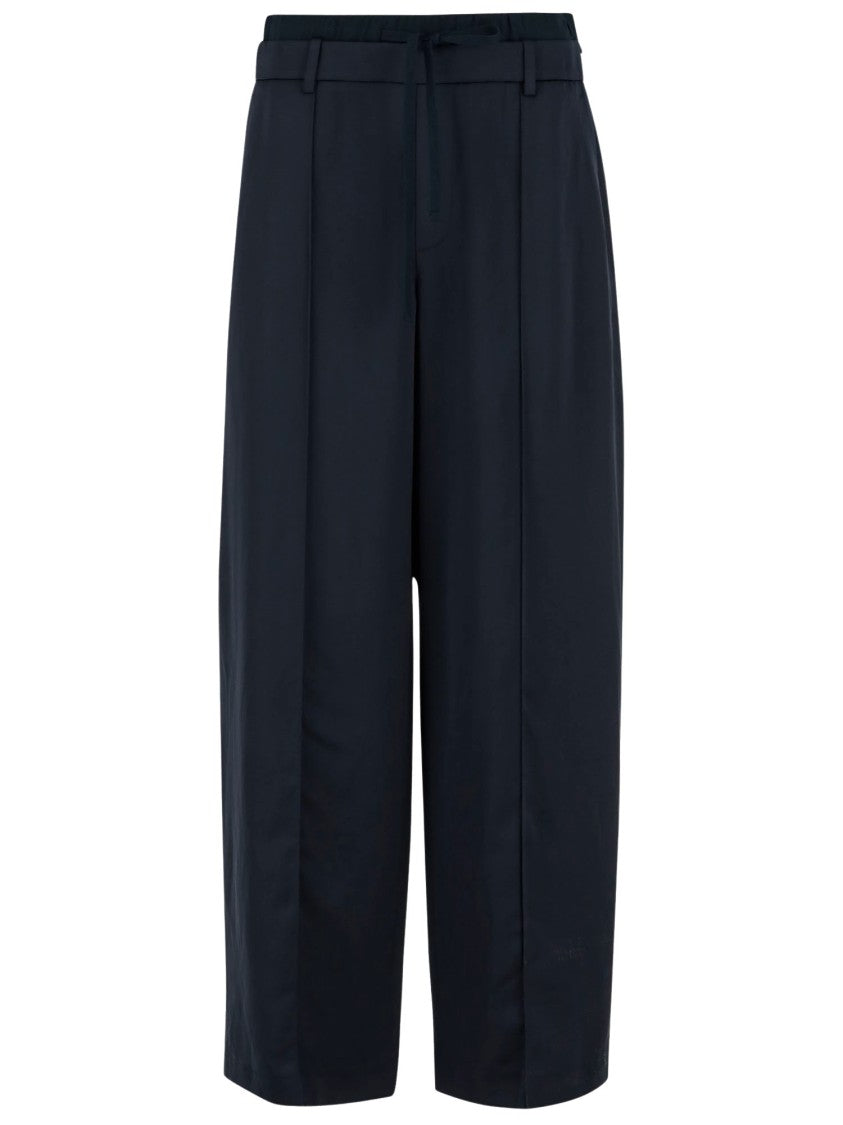 Vince Viscose Blend Double-Belted Pants