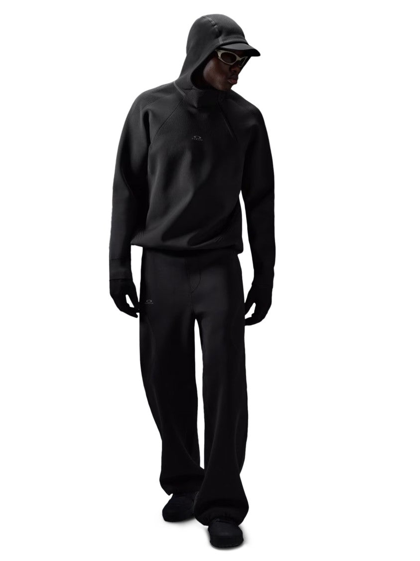 Oakley Black Latitude Veil Knitted Fitted Hood Hoodie