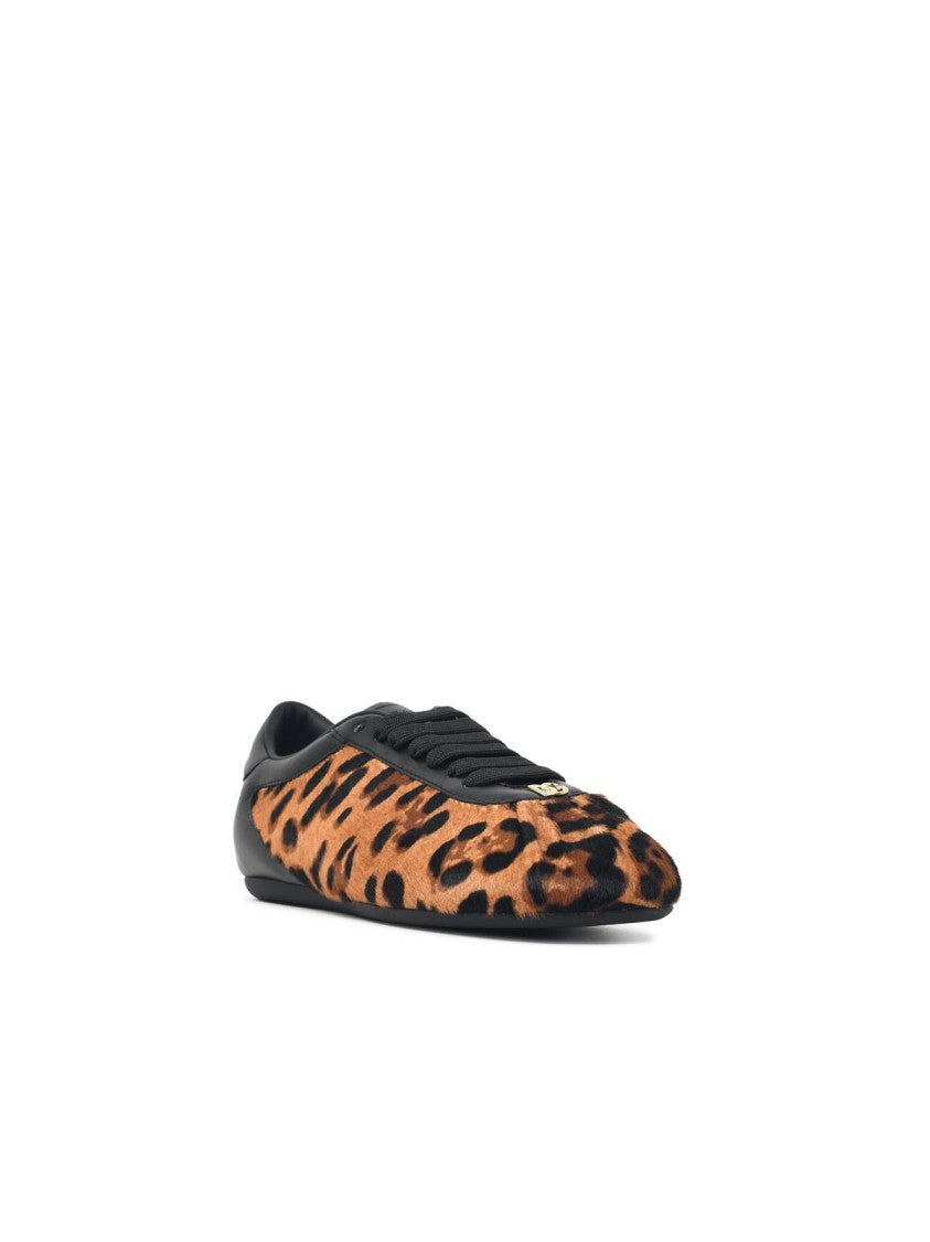 Dolce & Gabbana 'Contemporary' Leopard Pony Leather Sneakers