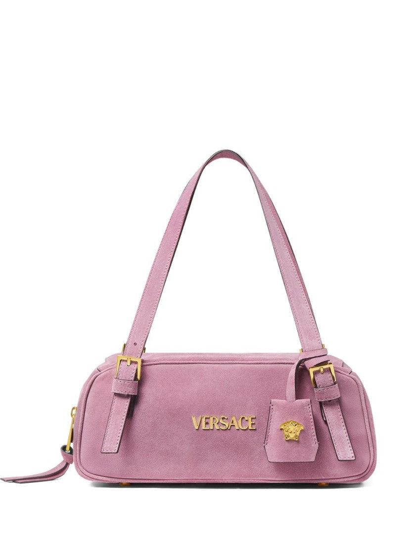 Versace Rectangular Handbag With Buckle-Detail Straps