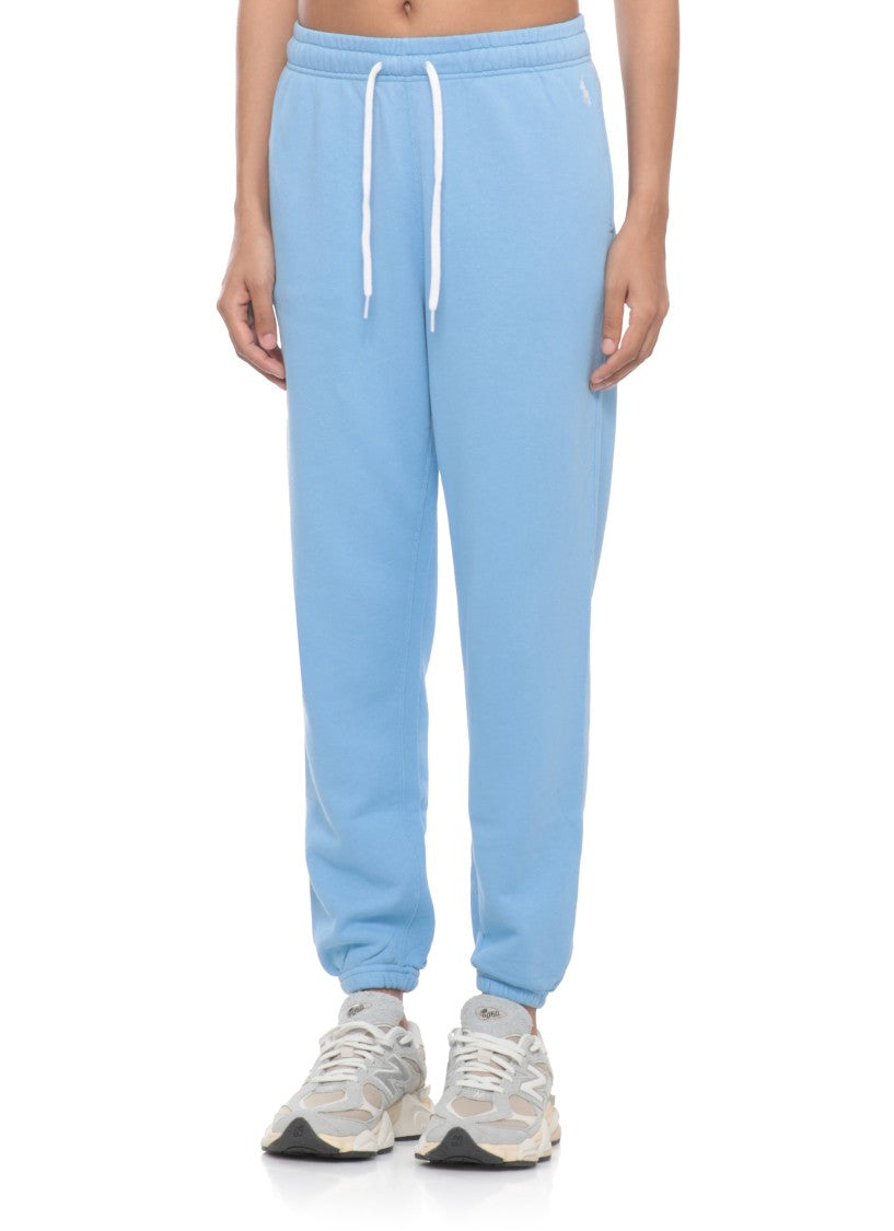 Polo Ralph Lauren Light Blue Pony Cotton Straight-Leg Pants