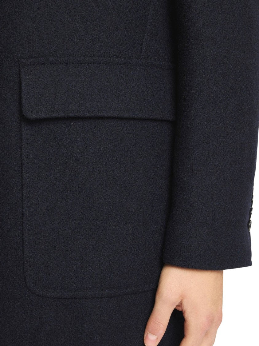 Fay Lobster-Clasp Single-Breasted Coat