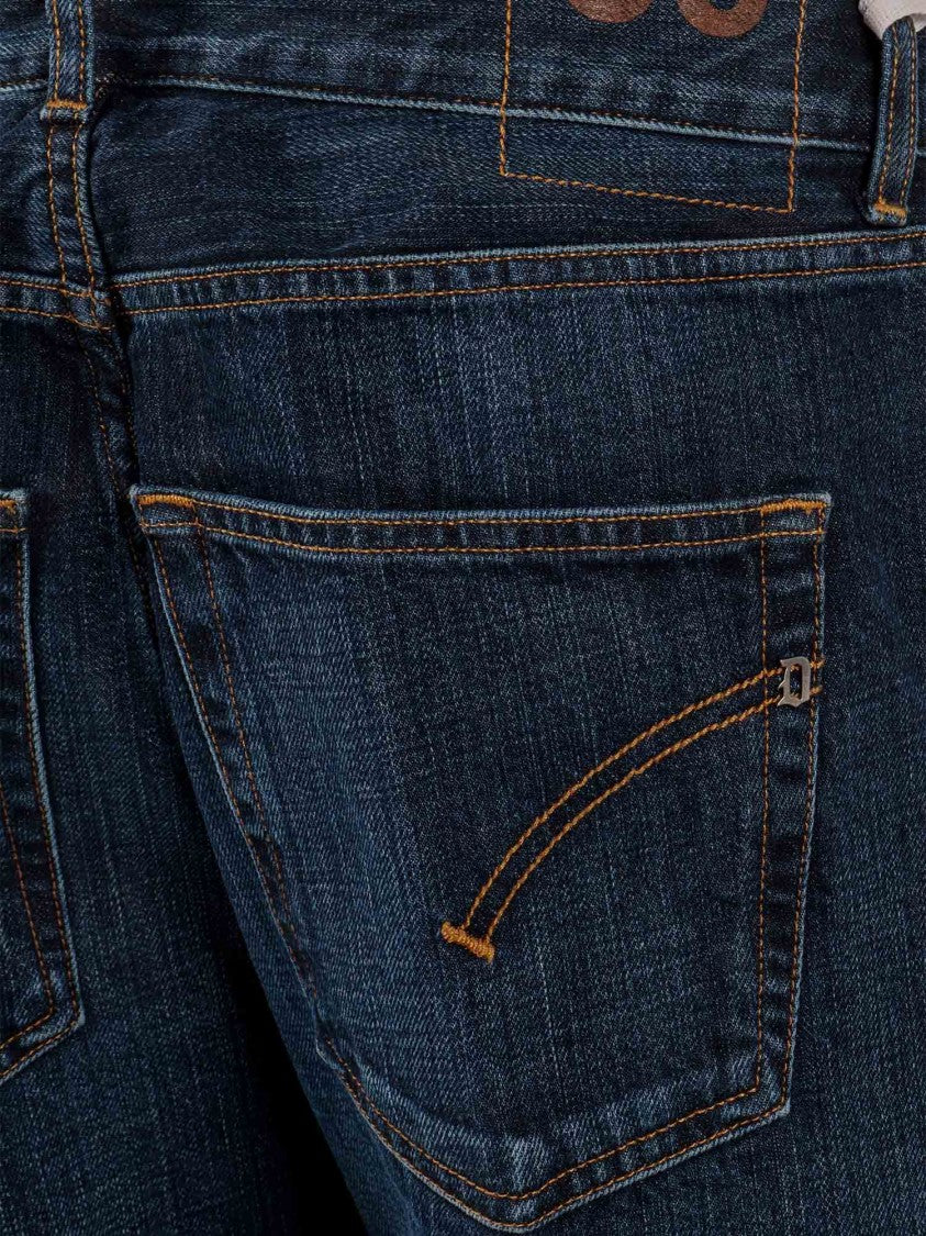 Dondup Ervin Straight Leg Cuffed Jeans