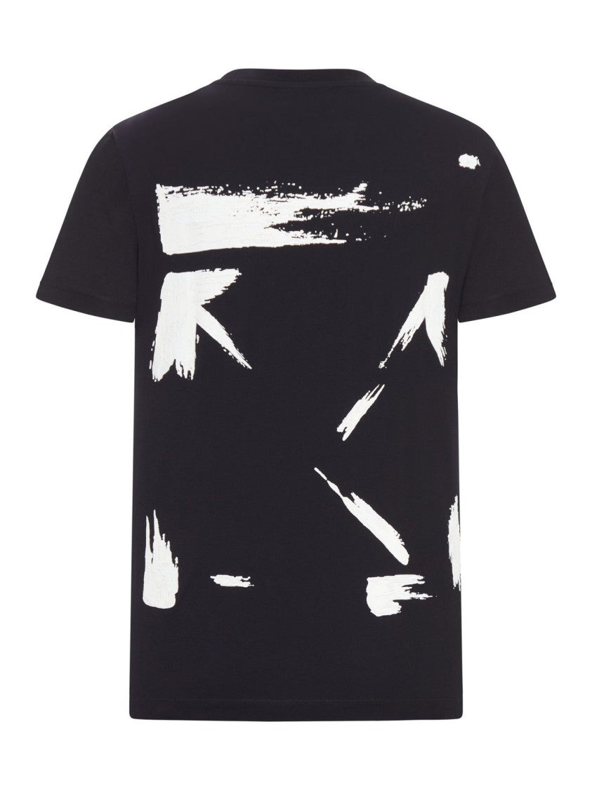 Off-White Off-White Brushstroke Arrow Short-Sleeve Tee