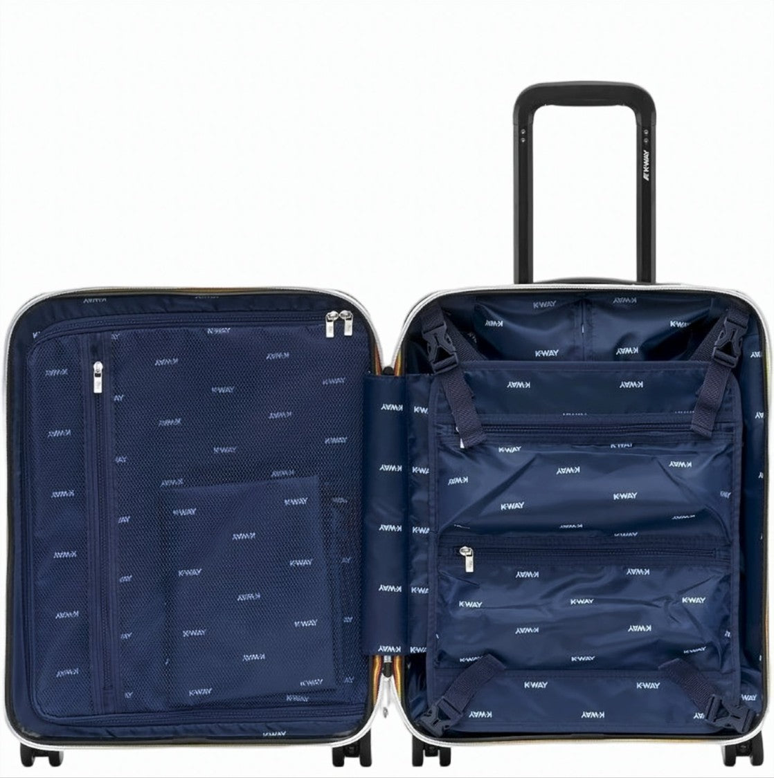 K-Way Eudoxie Logo Polycarbonate Carry On Luggage