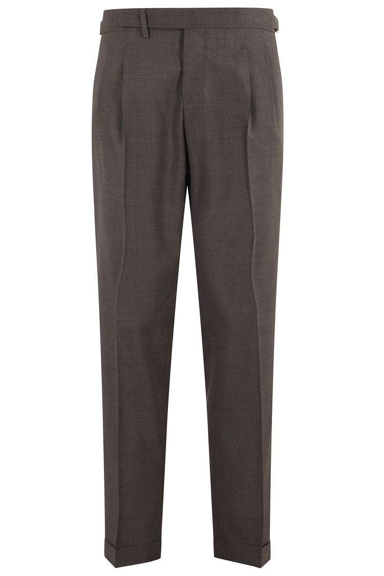 Briglia 2Pinces Wool Buckle Pants
