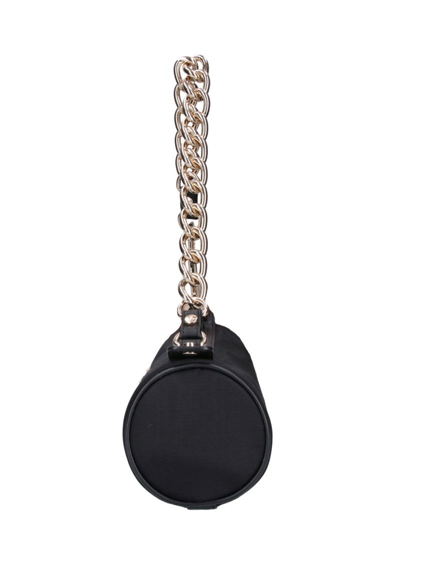 Vivienne Westwood Black Cindy Cylinder Viscose Shoulder Bag