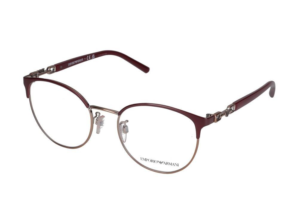 Emporio Armani Eyeglasses 0Ea1126 3268 Rosso/Oro Ros√© 52/19/140
