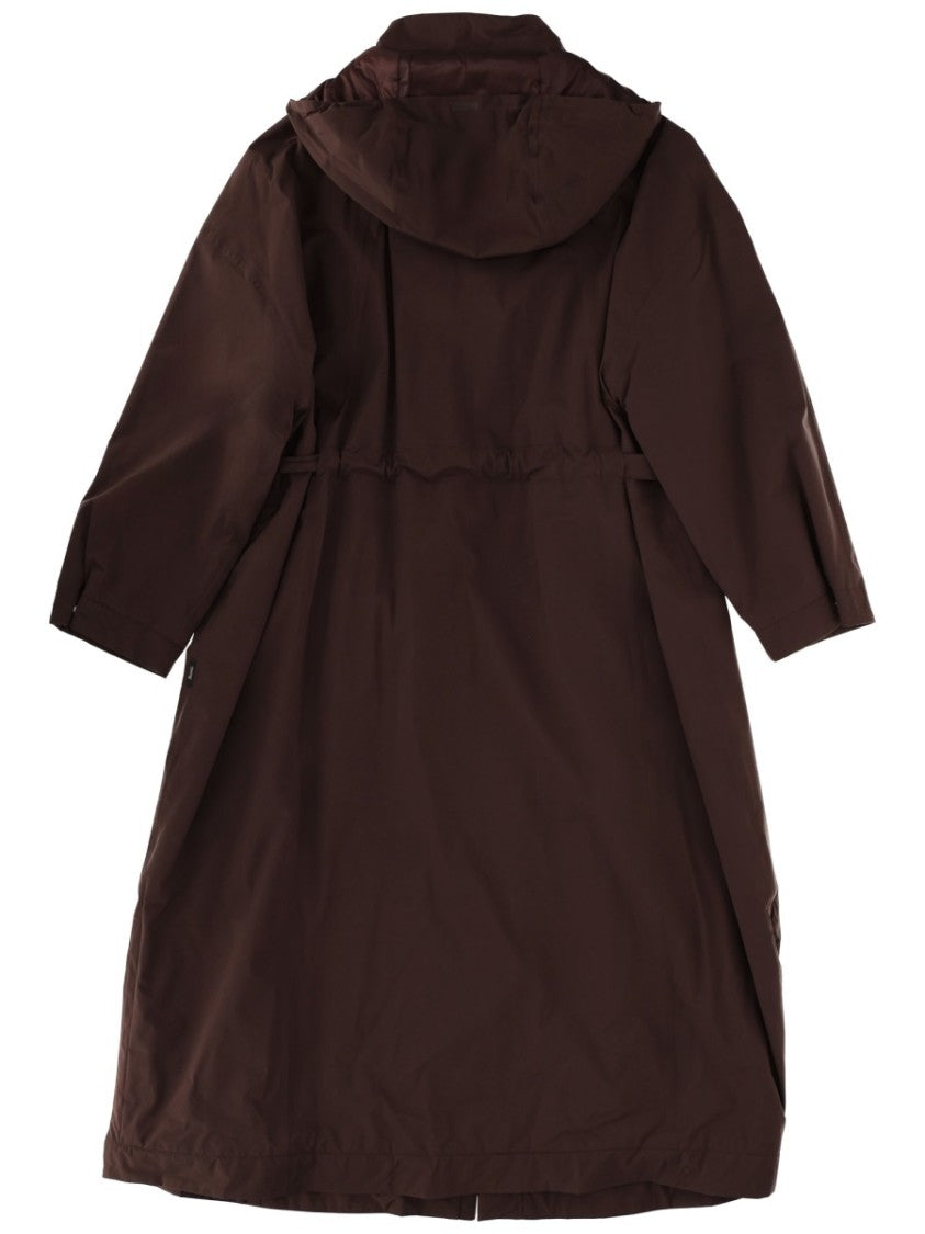 Laminar Brown Goretex Polyamide Trench Coat