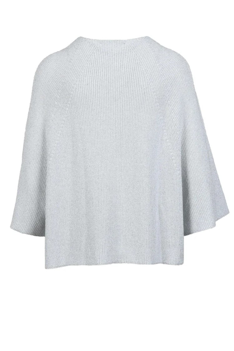Fabiana Filippi Cotton Blend Sweater - Light Grey