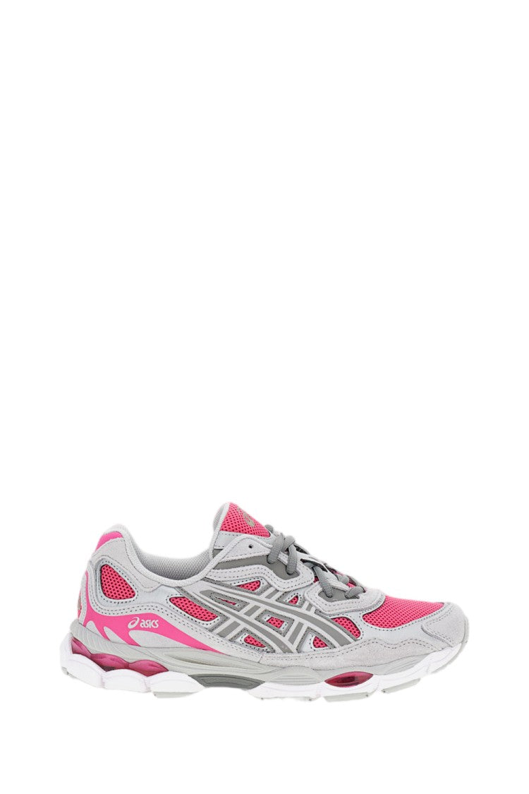 Asics Pink Gel-Nyc Mesh Suede Sneakers