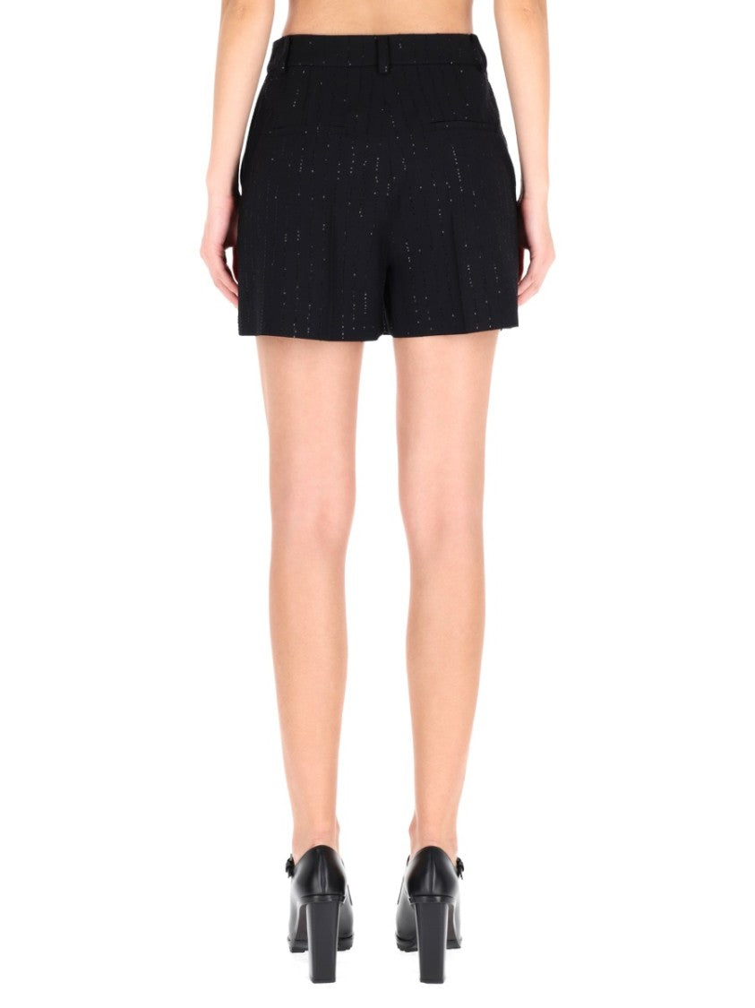 Max Mara Siberia Tailored Virgin Wool Shorts