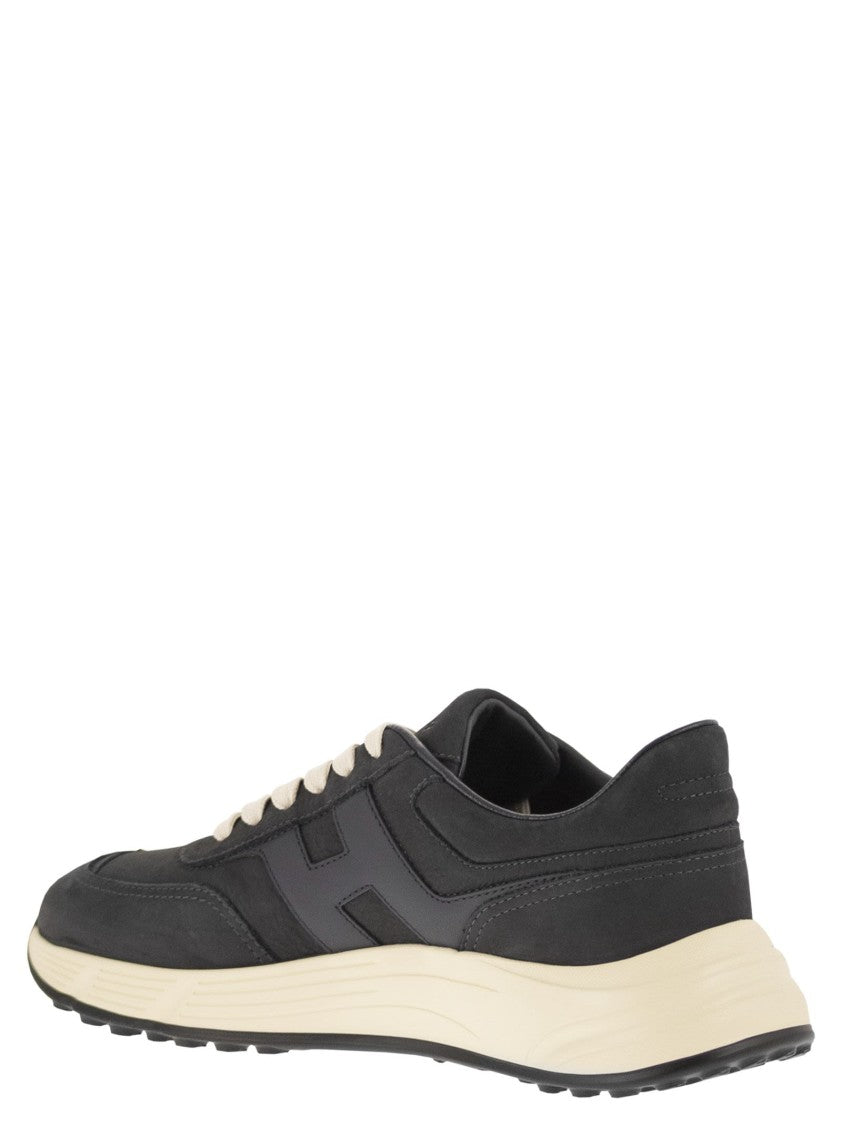 Hogan Fluid Shape Hyperlight Suede Trainers