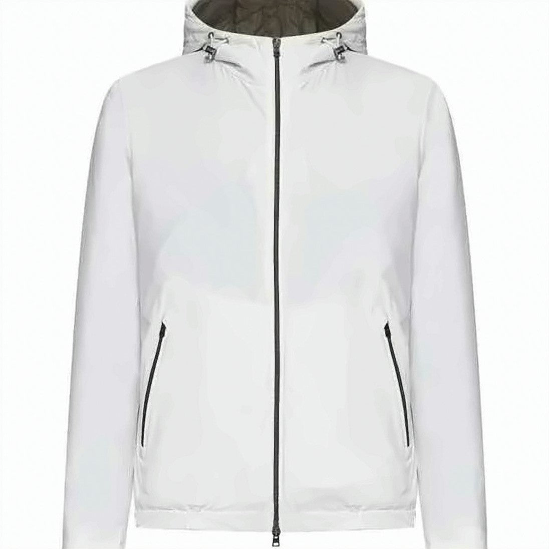 Herno Sleek Minimalist White Herno Casual Jacket