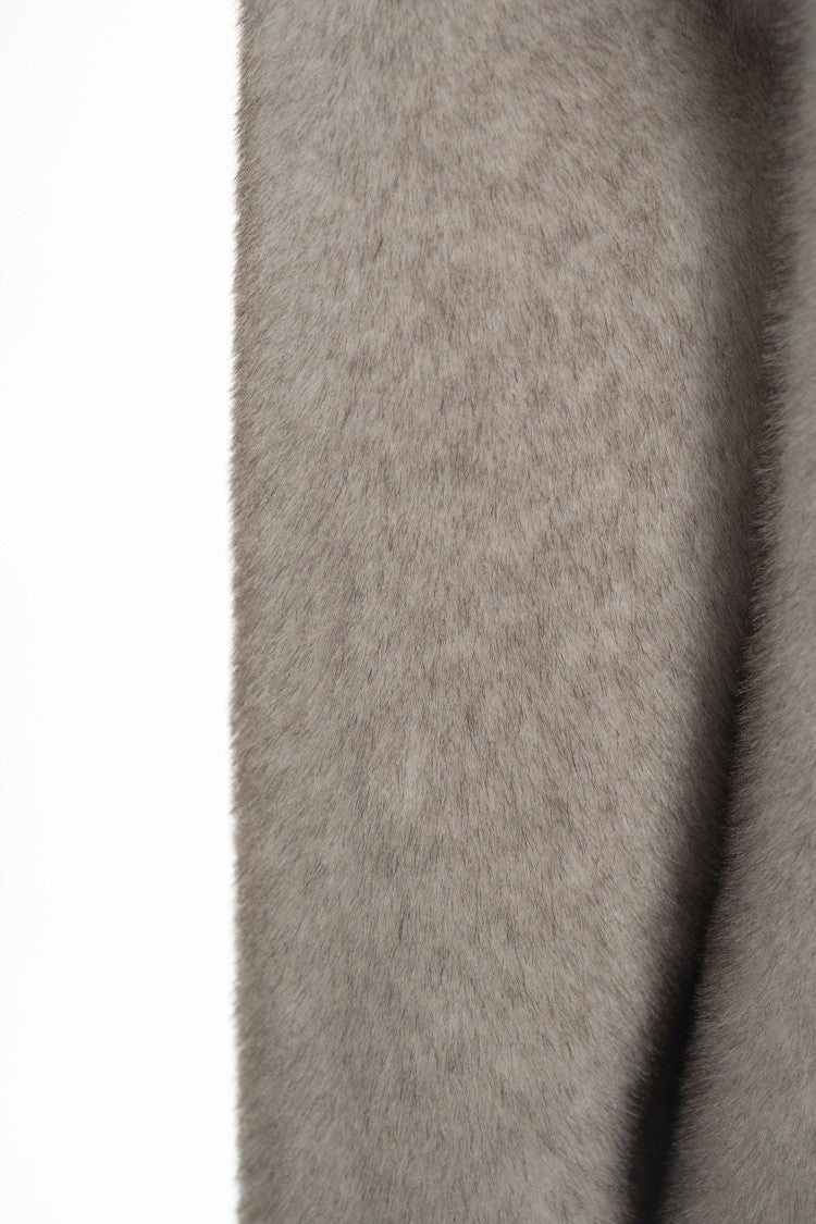 Herno Oversized Hooded Jacket In Soft Synthetic Fur