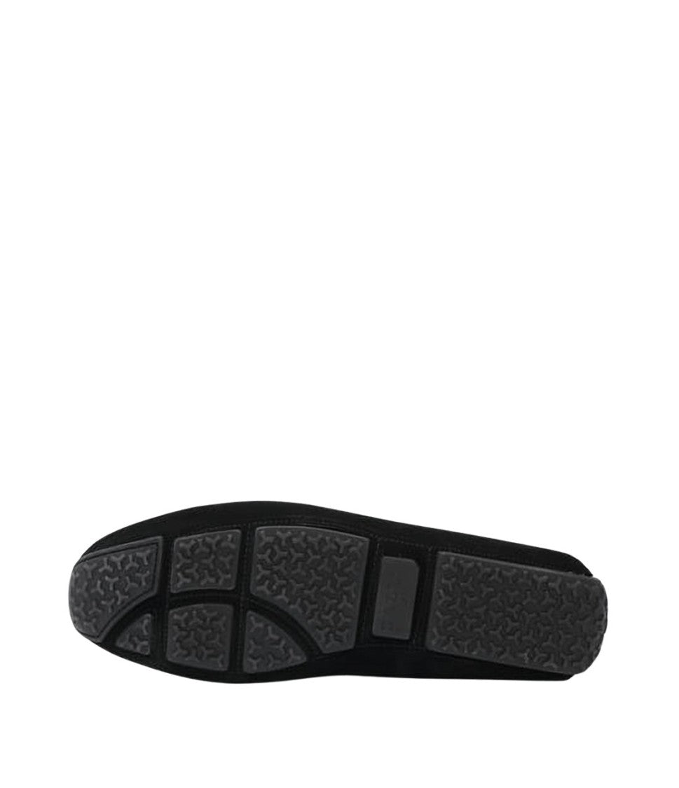 Bally Black Suede Loafer