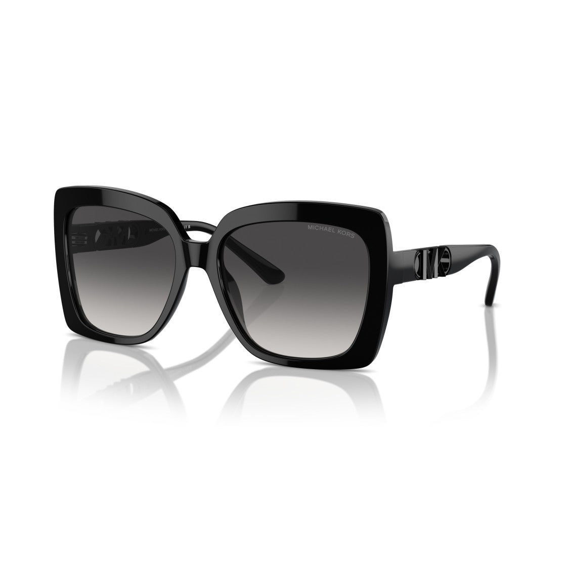 Michael Kors 0Mk2213 Oversized Square Frame Sunglasses With Cut-Out Logo Detail