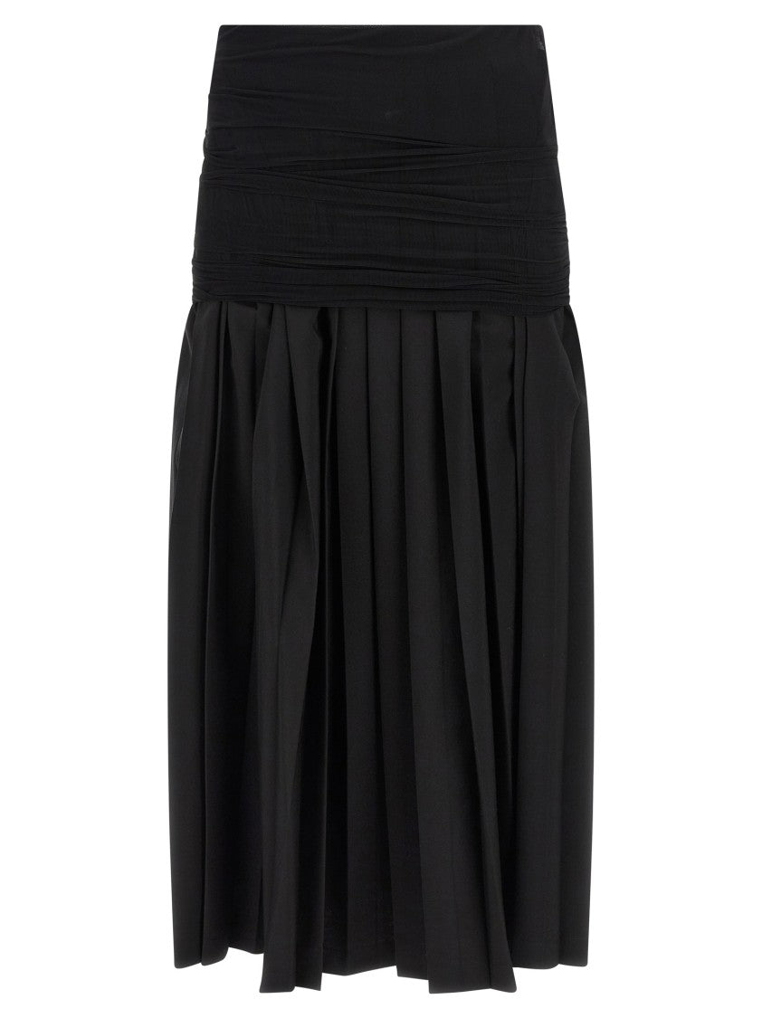 Mm6 By Maison Margiela Double Layer Skirt
