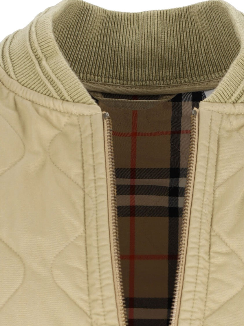 Burberry Quilted Vest – Beige