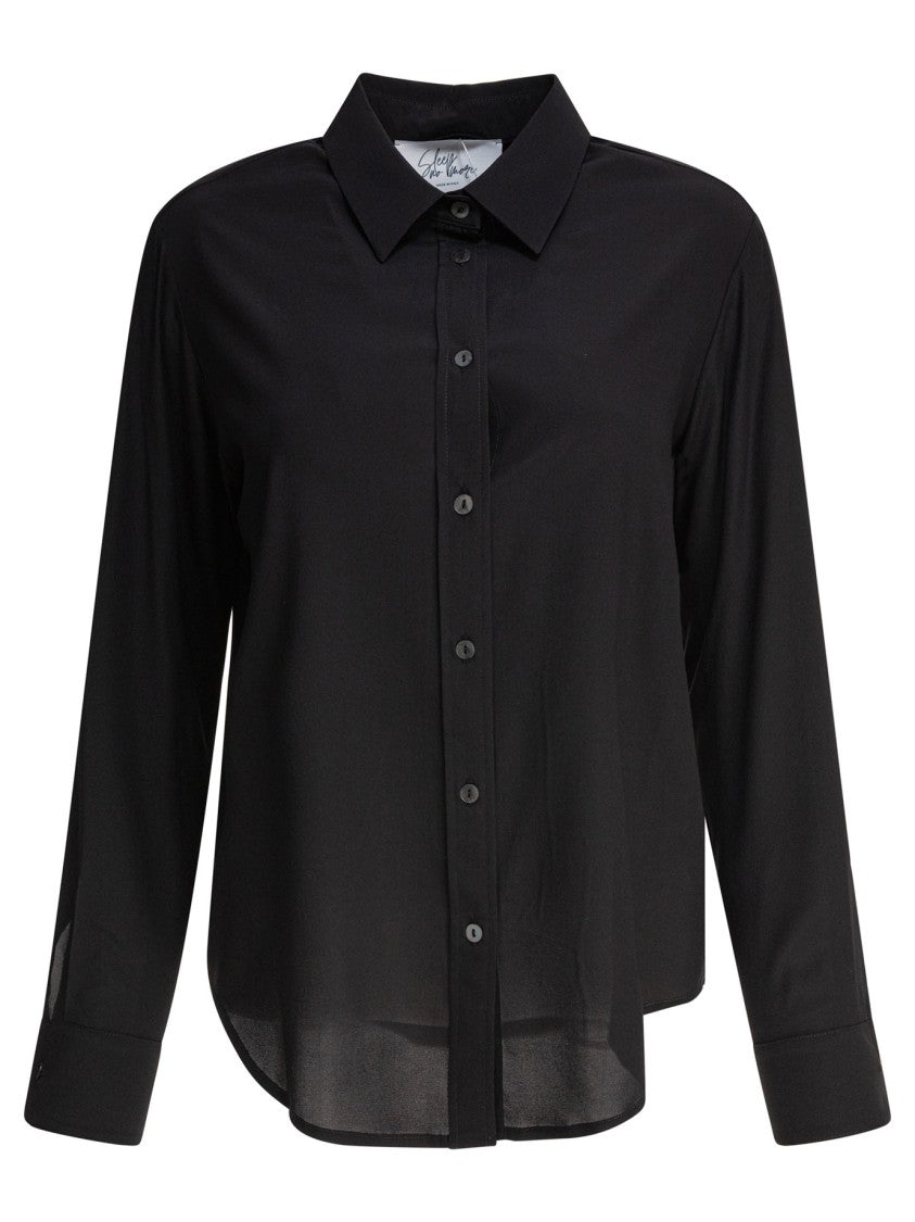 Sleep No More Silk-Elastane Blend Long-Sleeved Shirt