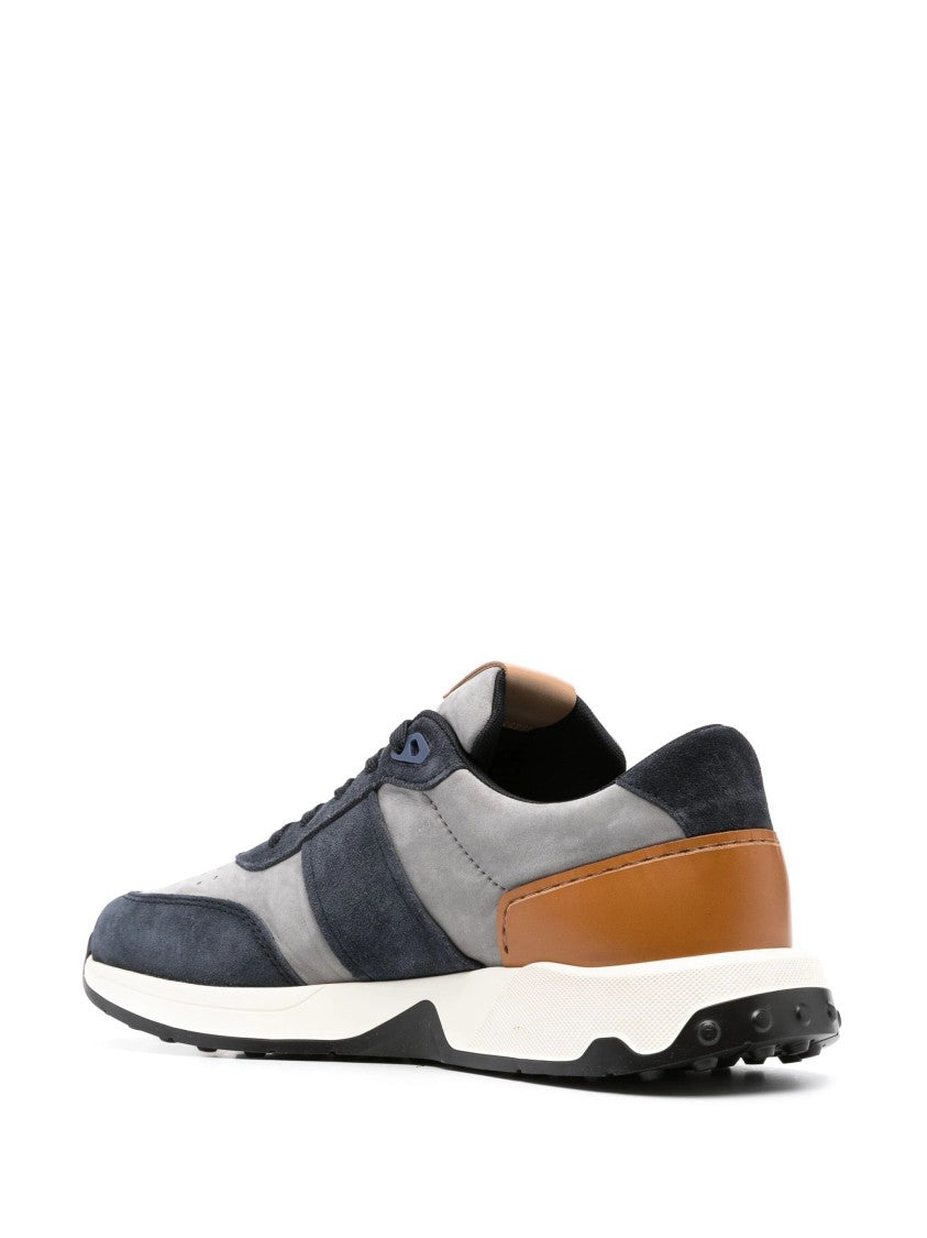 Tod's Elegant Leather And Nylon Sneakers