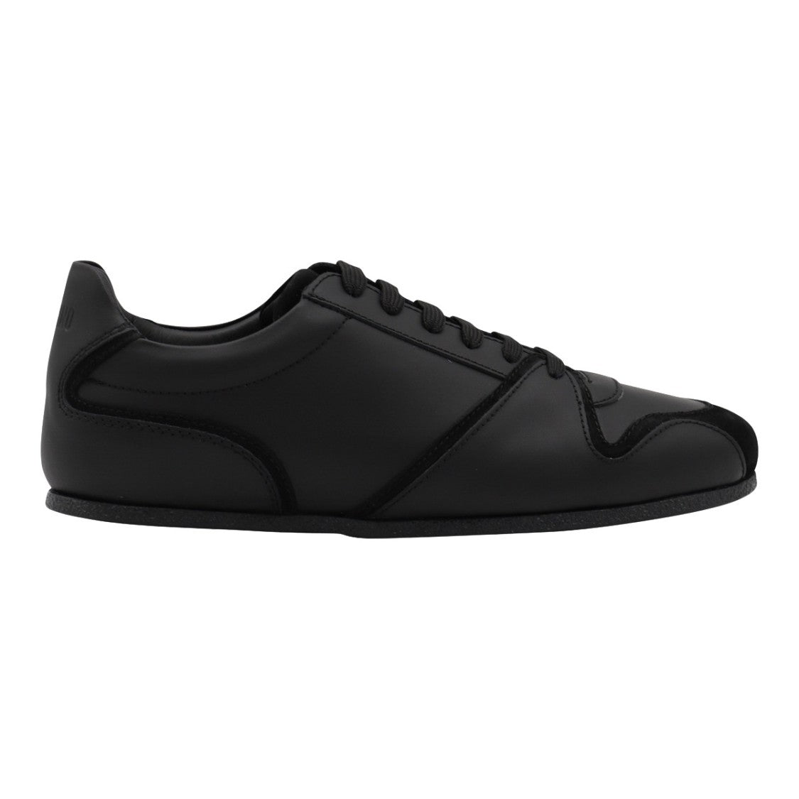 Moschino Black Sneakers With Smooth Upper