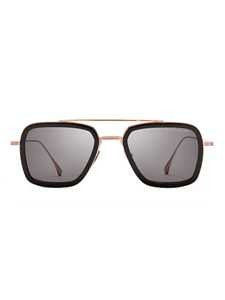 Dita Bold Geometric Black Metal Dita Sunglasses